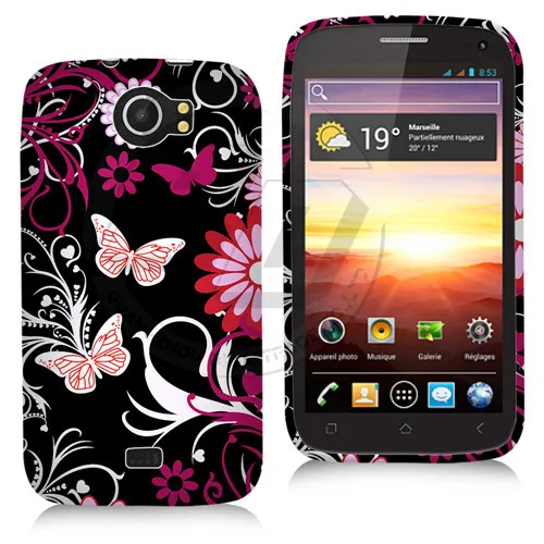 Print Cute Skin Cover Minion Floral Butterfly Flag Back for fly iq450 Quattro Case Silicon Gel TPU Candy Soft |