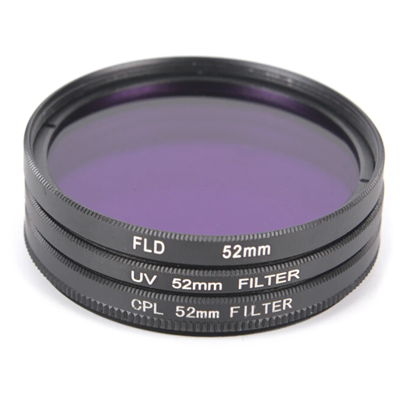 Набор фильтров для объектива Canon Nikon Sony Pentax 3 шт./лот 49 мм 52 55 58 62 67 72 77 мм|Фотофильтры