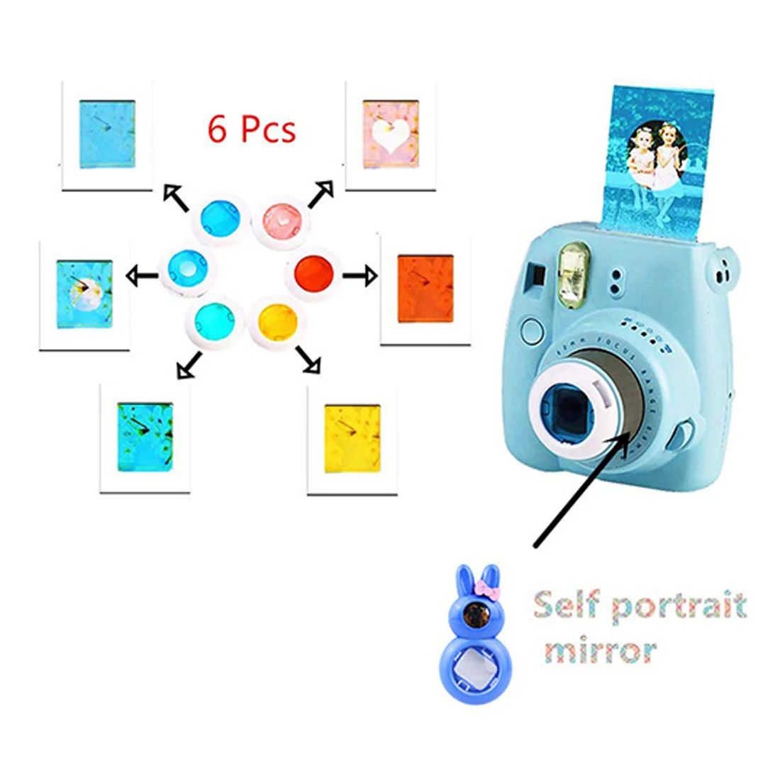 Мини сумка для фотоаппарата Polaroid с принтом звезд пакет цифровой фотокамеры