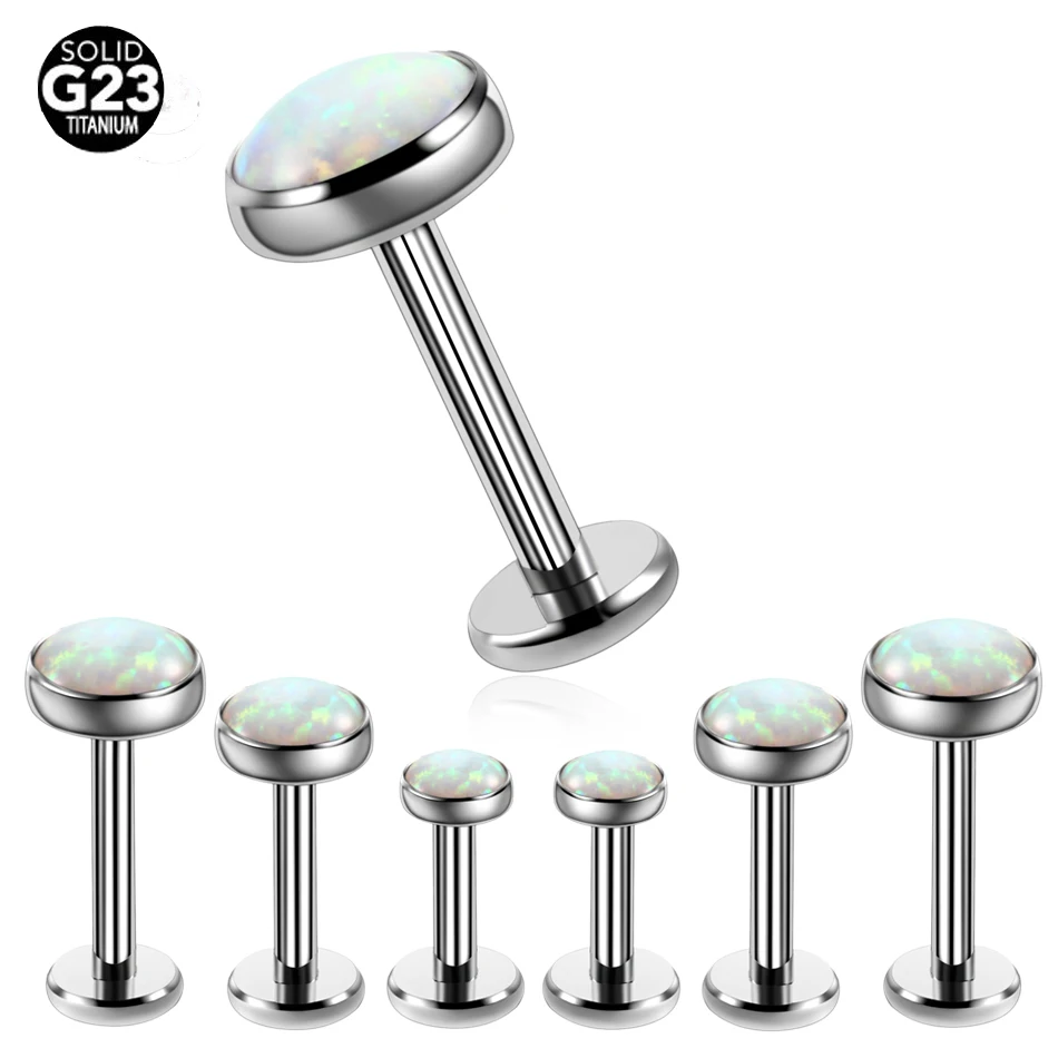 Кольцо для губ с внутренней резьбой из титана 16 г|piercing body jewelry|body jewelrytragus piercing |