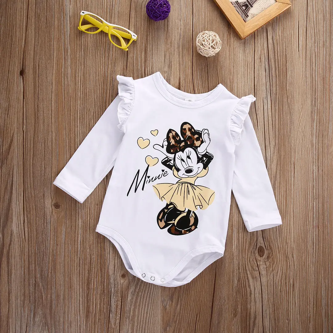 Детское хлопковое боди с длинным рукавом на возраст 0 18 месяцев|cartoon bodysuit|baby cotton