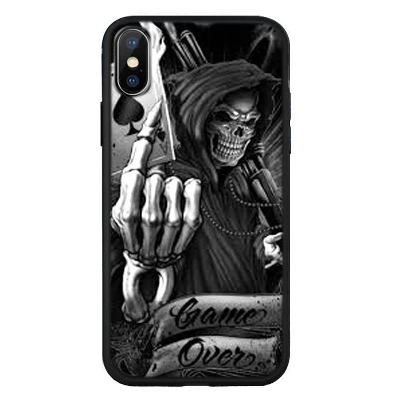 Silicone Cover Case For iPhone X XR XS 6 6S 7 8 Plus Lucky Pattern Phone Cases Back Shell Max B51 |