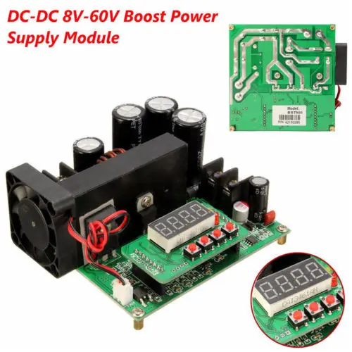 DC-DC BST900W CNC Boost Converter 8-60V Step-up 10-120V Solar Charging CVCC New | Обустройство дома