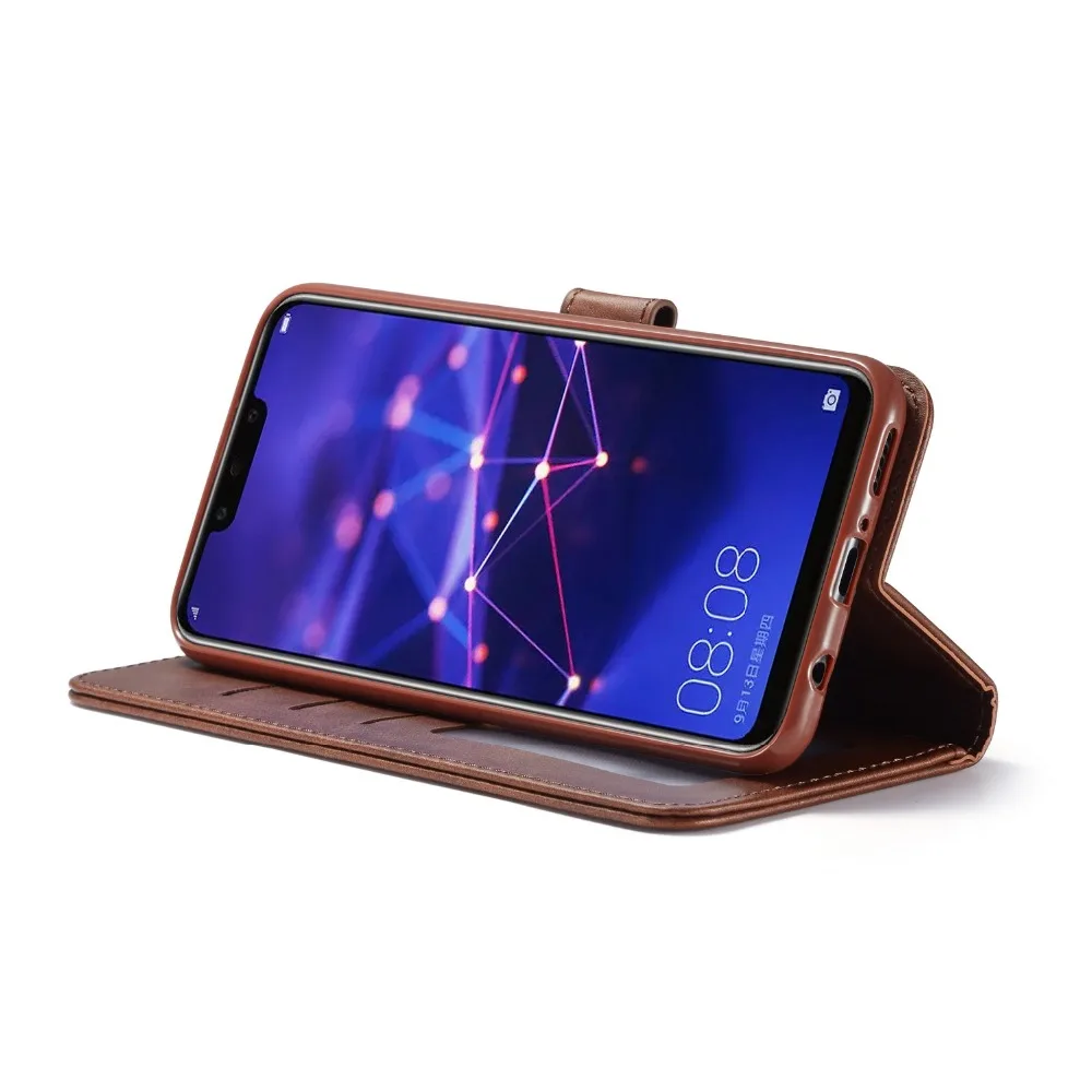 Luxury Vintage Leather Flip Magnetic Wallet Phone Case For Huawei Mate 20 Pro Retro lite | Мобильные телефоны и