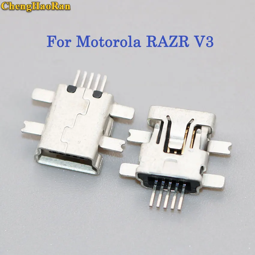 

ChengHaoRan 2-5 pcs For MOTO Motorola RAZR V3 USB Charging Port Connector Plug Jack Socket Dock Repair Part