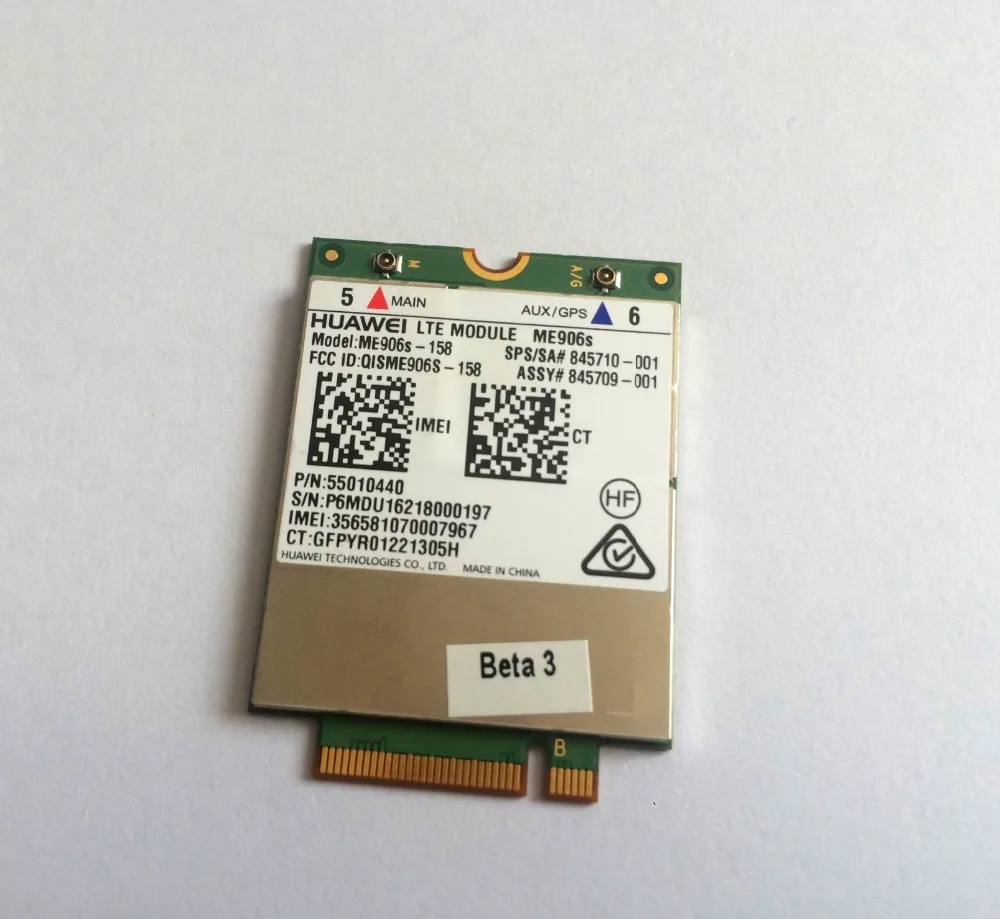 Разблокированная антенна ME906S 2 шт. 4G NGFF новая и оригинальная M.2 Qual band FDD LTE модуль|lte