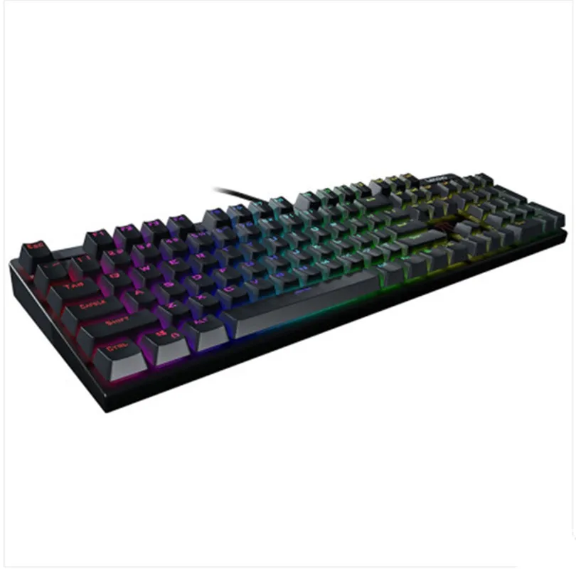 Бесплатная доставка Lenovo MK300 RGB phantom Игры Механическая клавиатура черный/зеленый