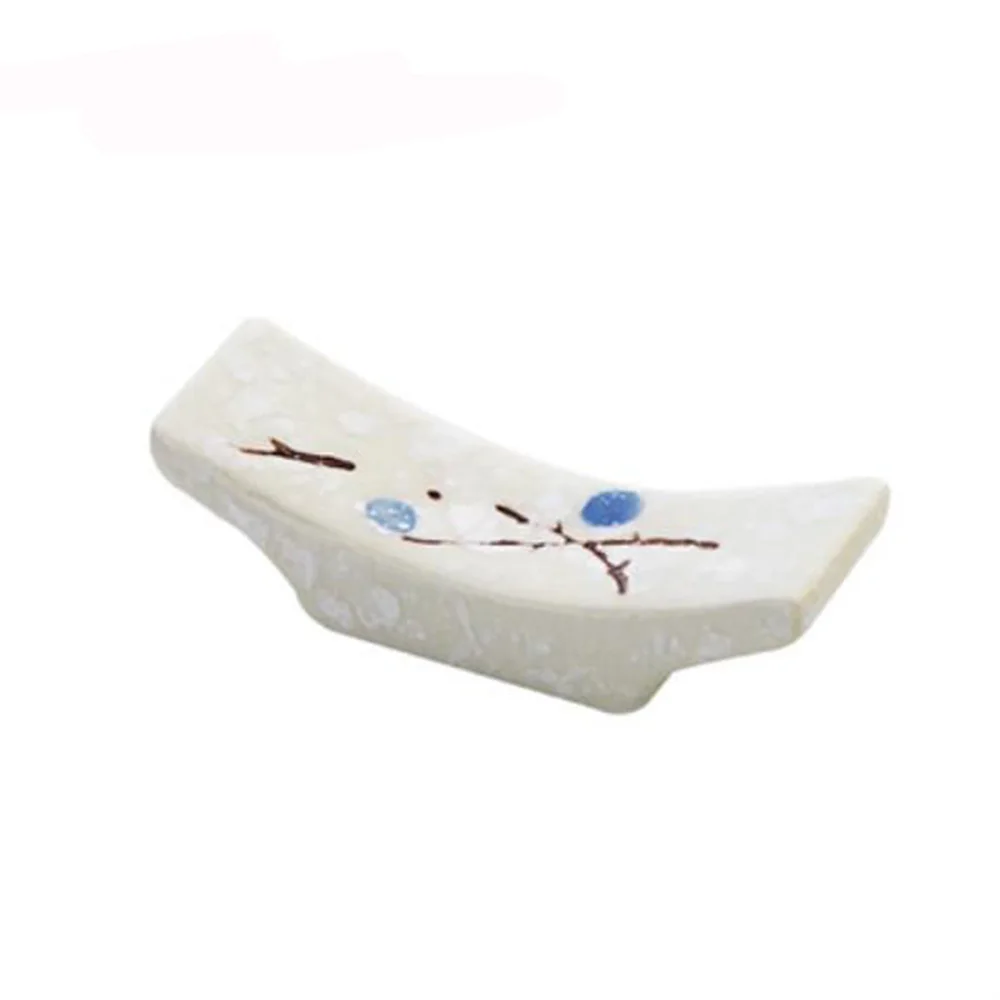 1 шт. керамический держатель для палочек снежинки японские кухонные аксессуары для рабочего стола