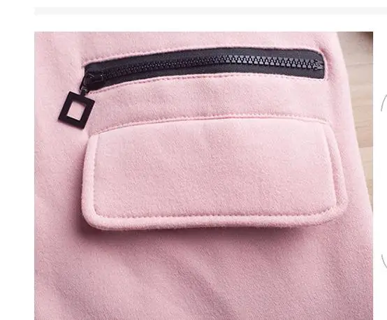 

2021 autumn and winter leisure female wei clothing loose and comfortable hooded cashmere with Plus velvet thickening