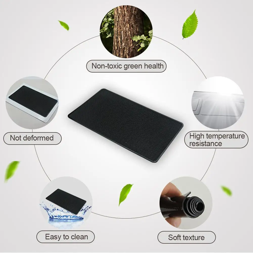 Автомобильный Противоскользящий коврик для телефона автомобильный большой