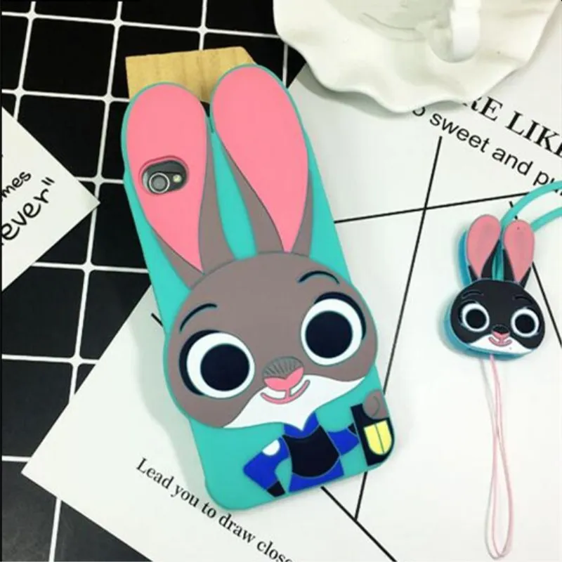 Mouplayca зверополис Джуди чехол для iphone 4 4s кремнезема Тонкий мягкая задняя крышка 5 5s