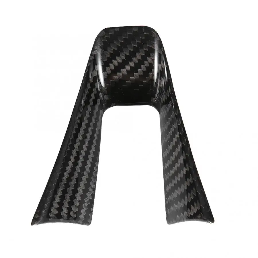 Carbon Fiber Steering Wheel Decoration Frame Cover Trim Fit for Alfa Romeo Giulia 2017-2019 car accessories | Автомобили и