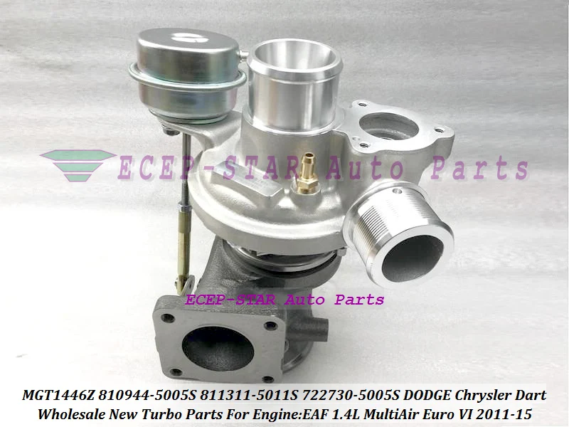Turbo MGT1446Z 811311 810944 722730 810944-5005S 811311-5011S 722730-5005S для Dodge Chrysler Dart EAF 1.4L MultiAir Евро VI |