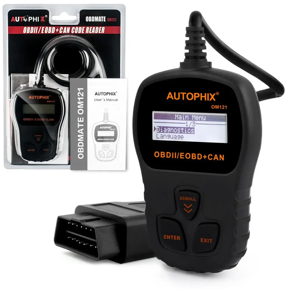 OBD2 сканер считыватель кодов неисправностей Live Data автомобильный диагностический