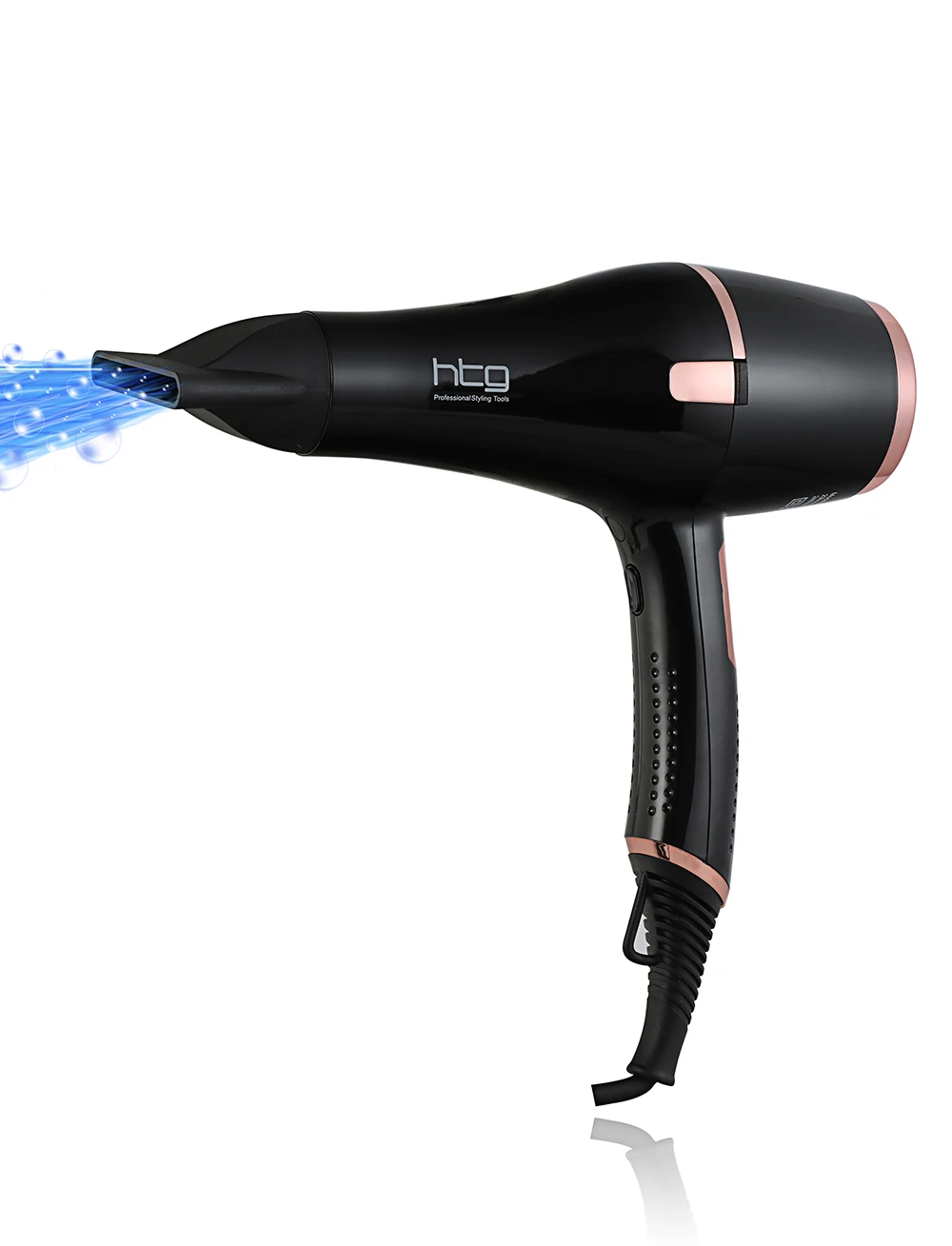 HTG 2300 Вт мощный профессиональный фен для волос, фен для волос, Холодный удар, ионный фен, 110 В/240 в, ионный Кератиновый фен для волос HT037A