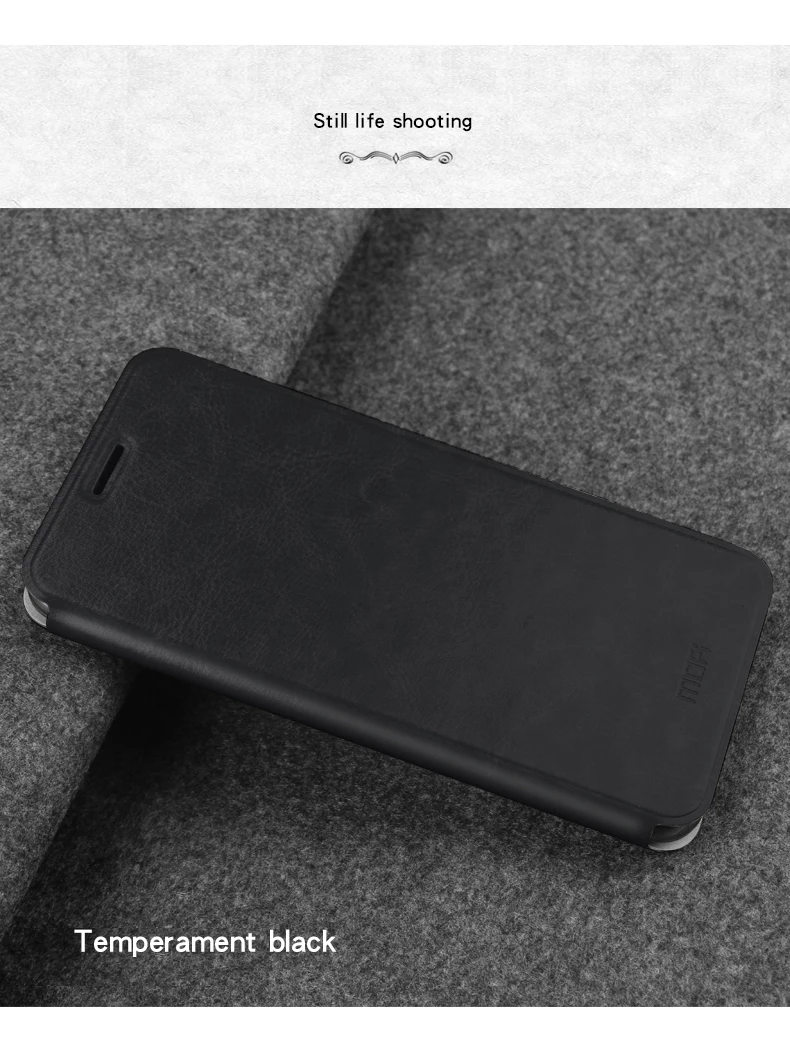 Черный Mofi для Xiaomi Pocophone F1, чехлы-книжки, стильные высококачественные Чехлы для мобильных телефонов Xiaomi Pocophone F1, чехол-подставка - Цвет: Черный