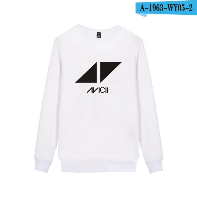 white DJ толстовки avicii для мужчин и женщин Повседневная Толстовка с длинным рукавом Уличная пуловер Весна Осень Кофты Хип Хоп куртка пальто одежда - Цвет: white