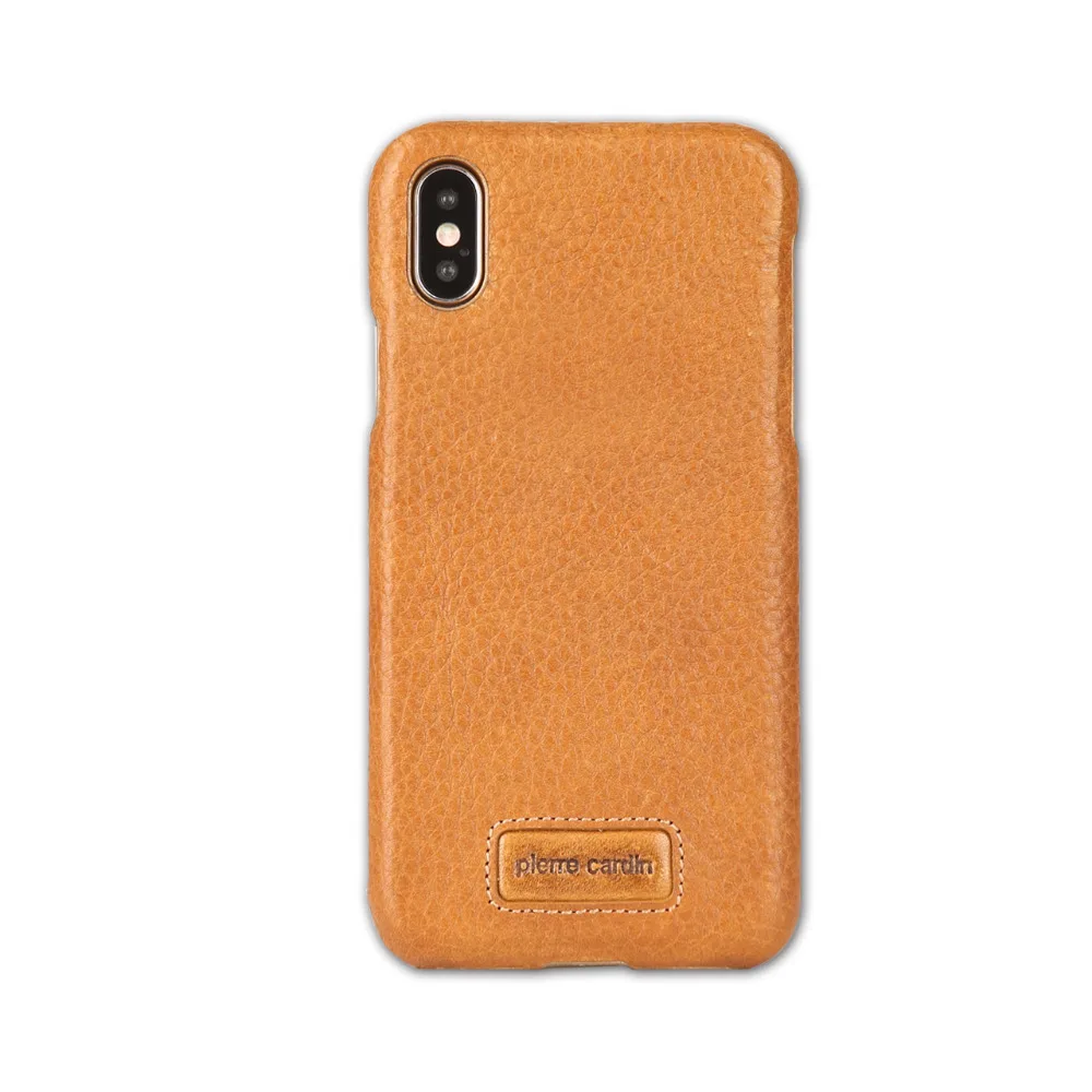 Pierre Cardin Роскошный ультра тонкий чехол из натуральной кожи для Apple iPhone XR/XS MAX чехол для телефона жесткий чехол