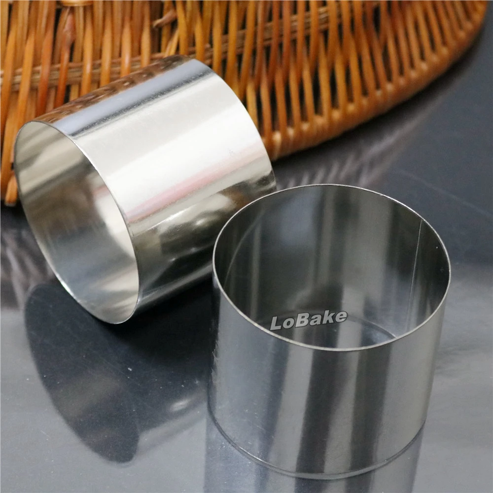 Кольцо сделай сам для выпечки 2 5 дюйма шт./лот|baking ring|stainless steel baking ringsmousse ring |