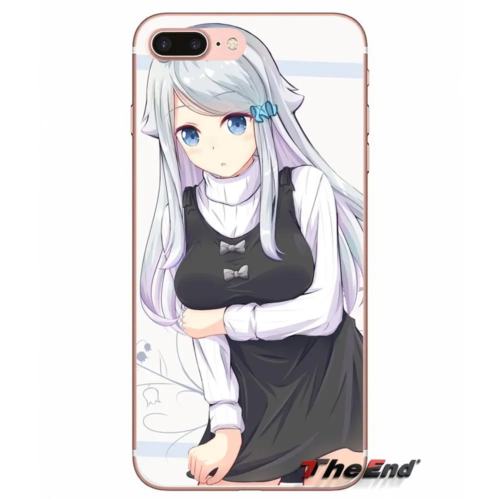 Силиконовый чехол для iPhone X 4 4S 5 5S 5C SE 6 6S 7 8 Plus Samsung Galaxy J1 J3 J5 J7 A3 A5 2016 2017 Imouto sae Ireba Ii anime