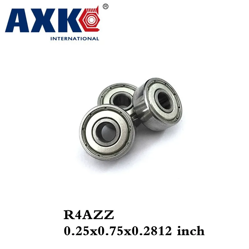 

Axk R4azz Bearing Abec-1 (10pcs) 1/4"x3/4"x9/32" Inch Miniature R4a Zz Ball Bearings For Rc Model Parts