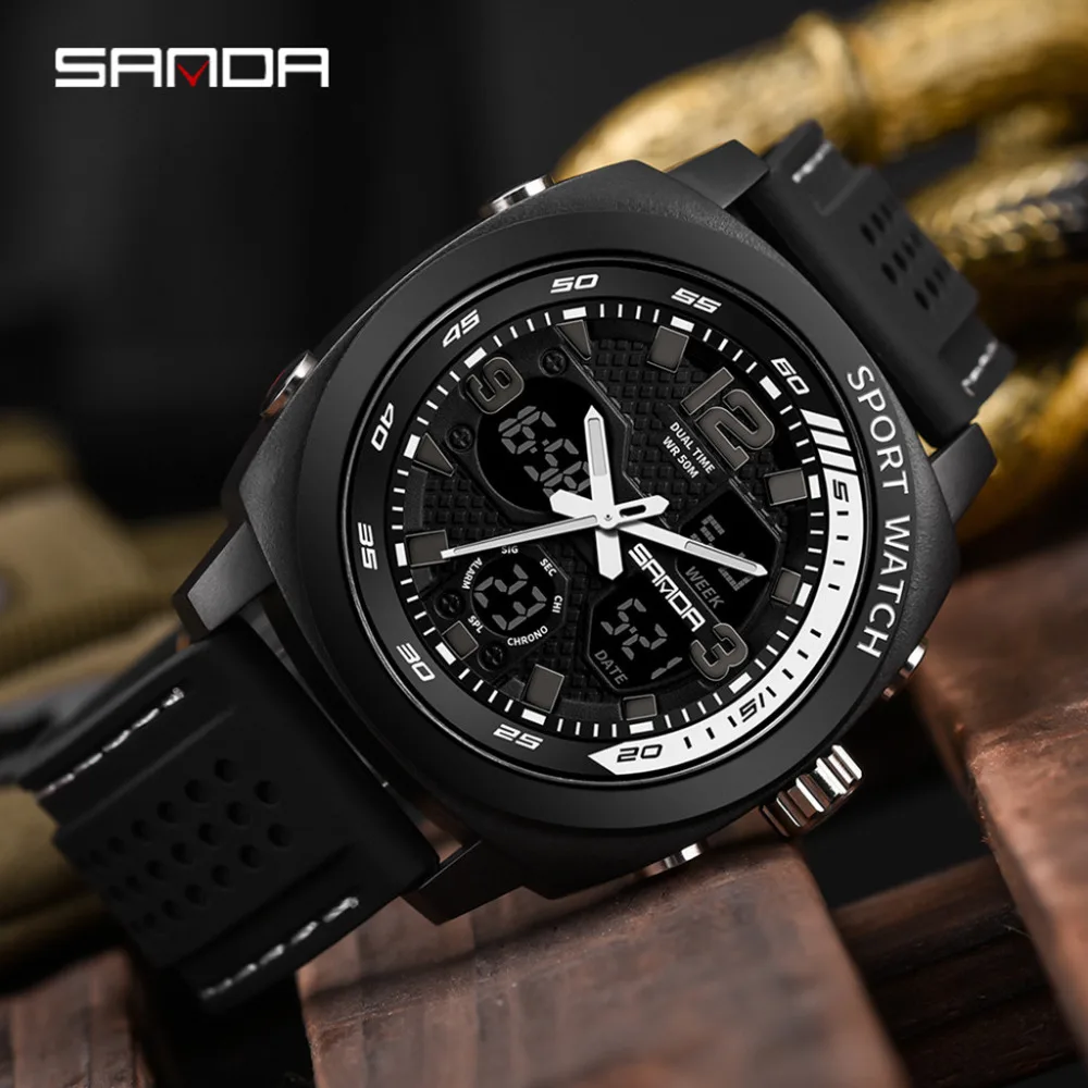 Мужские модные часы, роскошный бренд, reloj, новые часы, Hour relogio, Saat, часы, мужские часы, женские, montre homme, relogio, цифровые# F