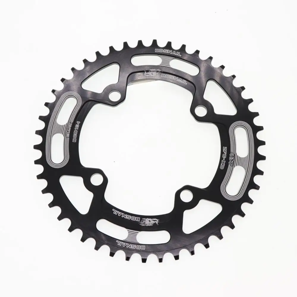 Круглая цепная цепь 104 BCD 40 42 44T 46 48 50 52T зуб MTB горный велосипед цепь колеса Сверхлегкий зубная пластина 104bcd
