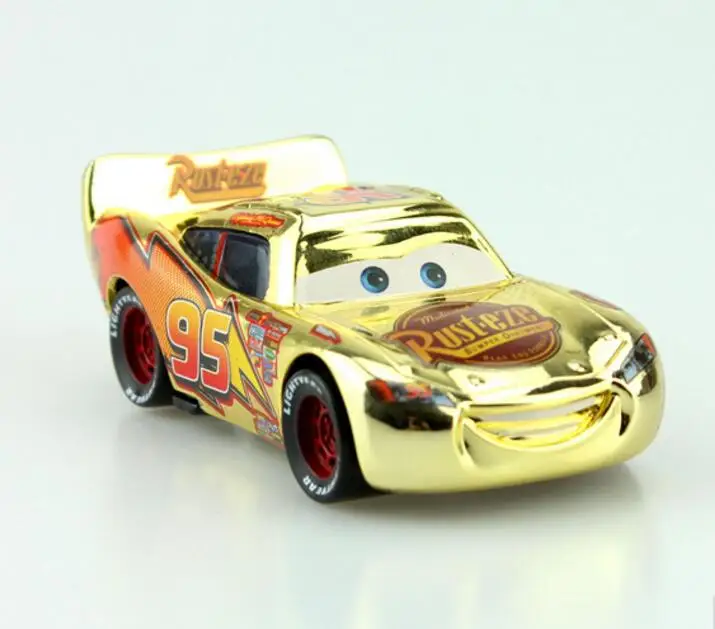 Покрытие золото классический Pixar Автомобили Золотой Серебряный вариант литья