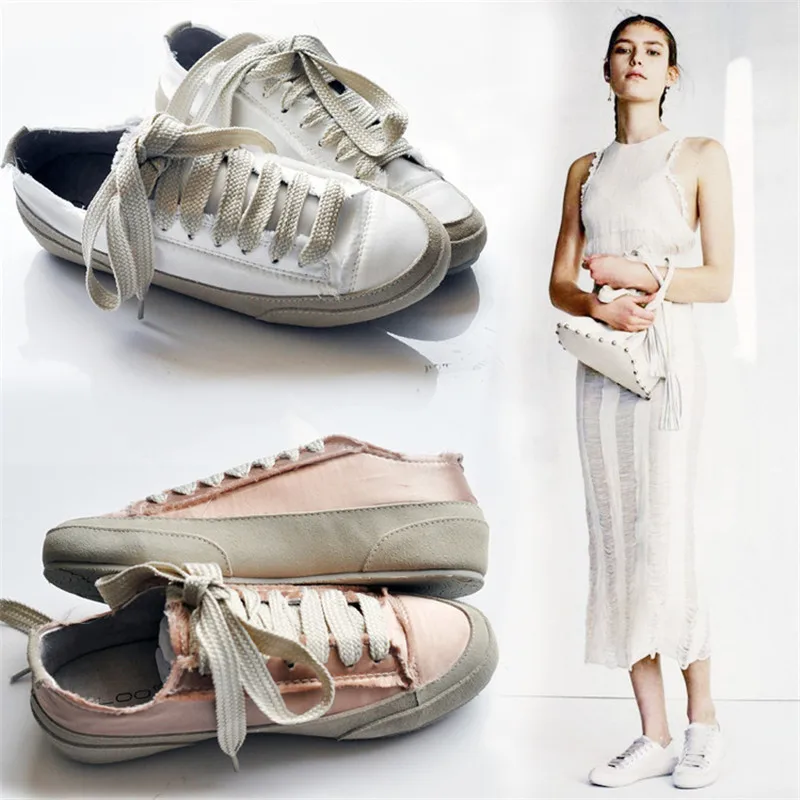 

Women Shoes Autumn Lace Up Solid Color All Match Zapatos De Mujer 2018 New Arrival High Quality Canvas Shoes 35-40 NVX34