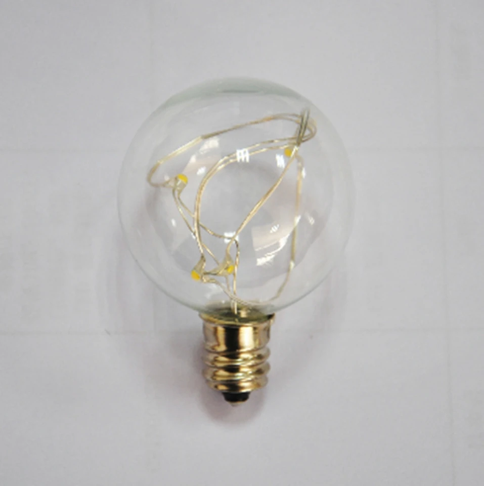 Безопасность 12 V 25Ft G40 сферические светящиеся гирлянды с прозрачная лампочка внутренний дворик заднего двора огни Винтаж лампы декоративные открытый гирлянда для свадьбы