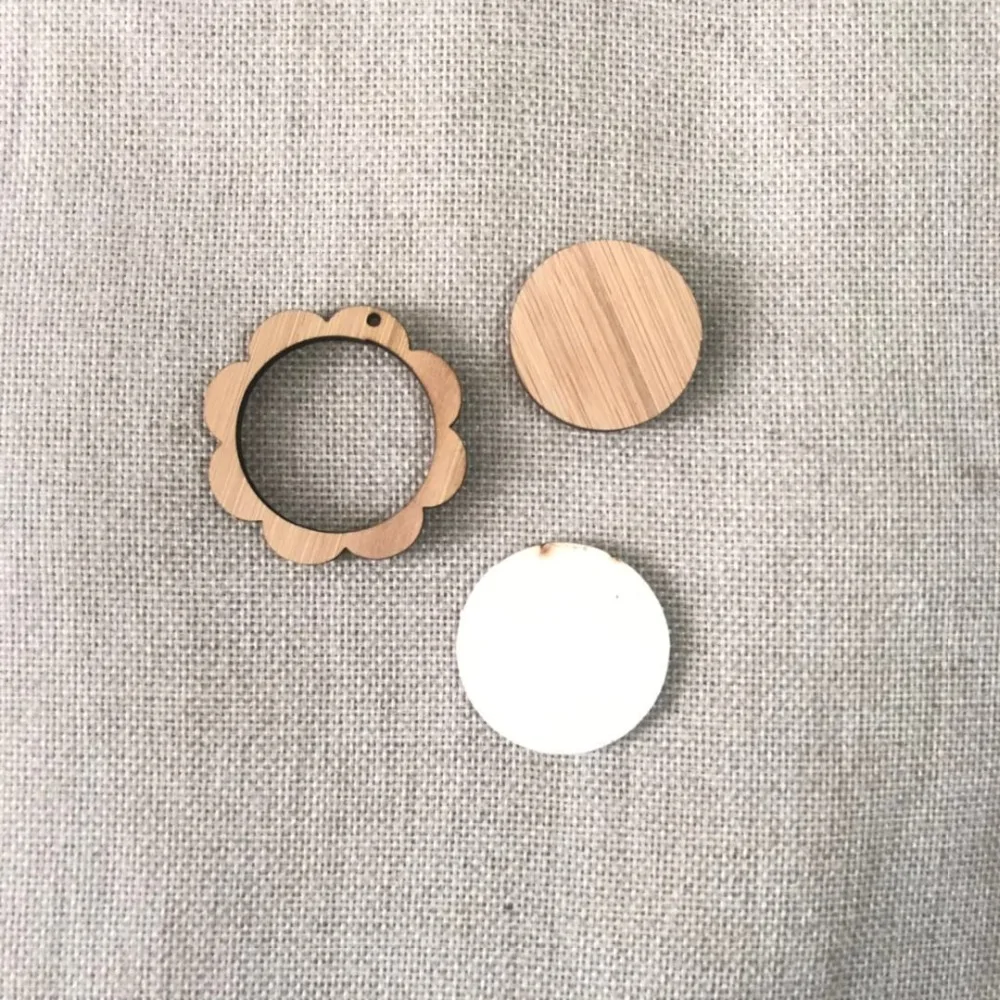News Natural Wooden Mini Embroidery Hoop For Necklaces Or Pendants Jewelry Tiny Hoops Frame Set Diy Cross Stitch Craft Tools | Дом и сад