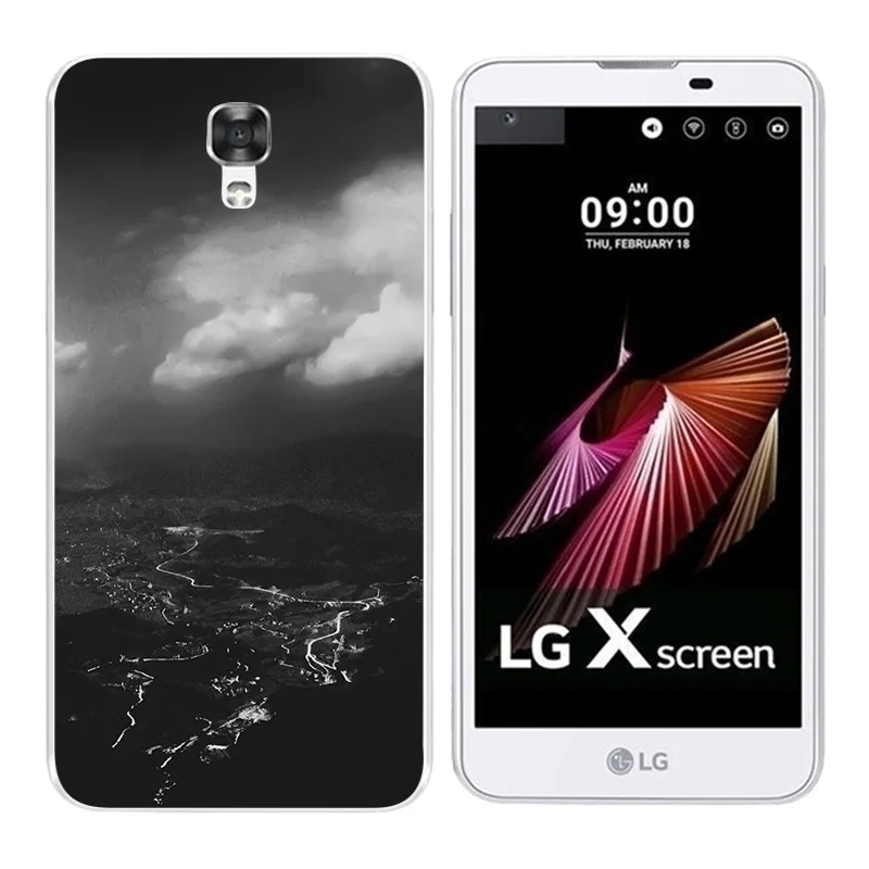 Модный мягкий ТПУ для LG X Screen/X View K500N K500DS Мягкий силиконовый чехол с принтом Const Screen