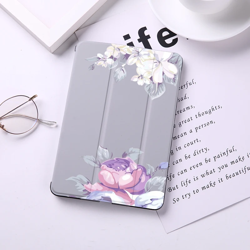DIFFRBEAUTY милый цветочный сосна яблоко Магнит флип-чехол для apple iPad 6 Чехол для iPad Air 2 из искусственной кожи планшет складной чехол-книжка