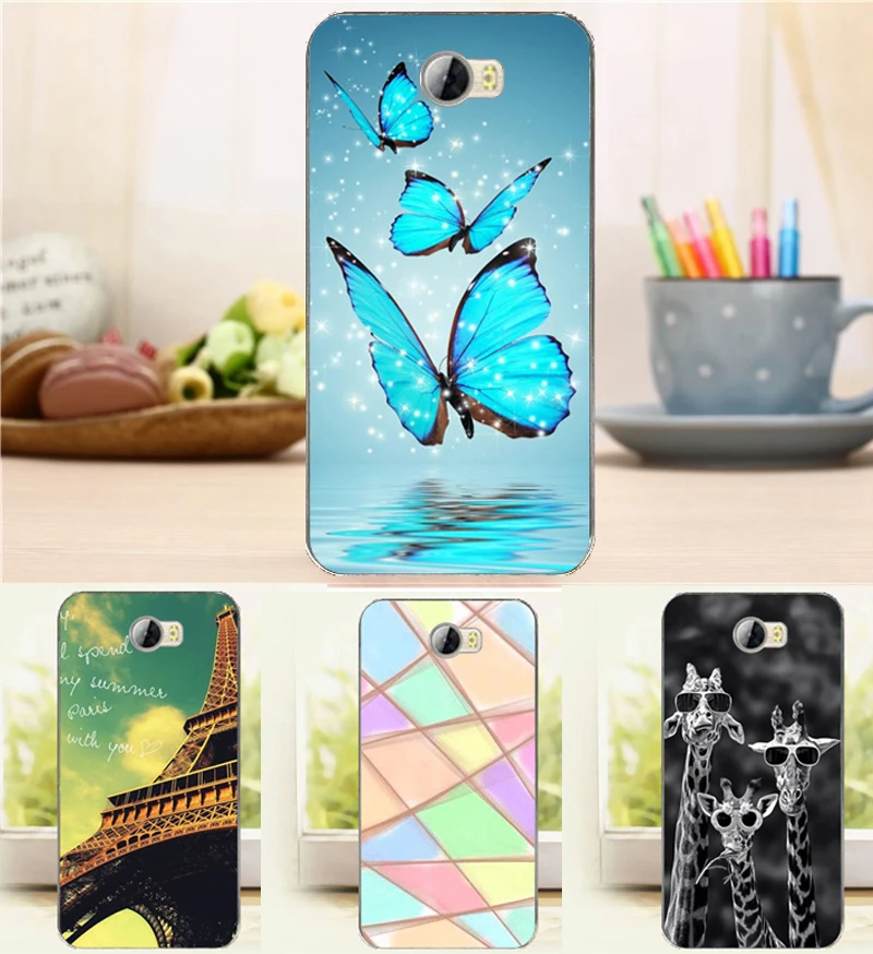 Новое поступление, Модный чехол для Huawei Y5 2 Y5II Y5 II, чехол с изображением цветов и башни, чехол для HUAWEI с искусственными элементами, L21, L01, U29, L23, L02, L33 Новое поступление, Модный чехол для Huawei Y5 2 Y5II Y5 II, чехол с изображением цветов и башни, чехол для HUAWEI с искусственными элементами, L21, L01, U29, L23, L02, L33