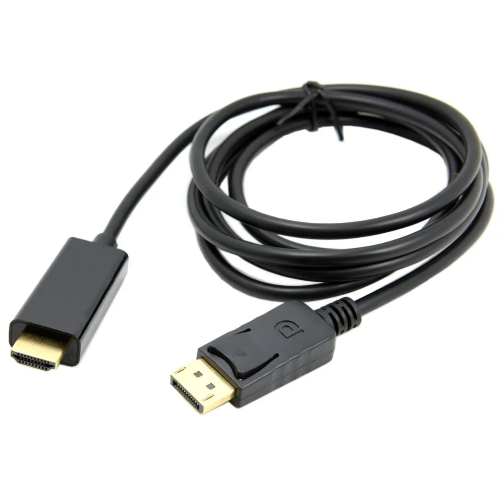

DisplayPort DP to HDMI Male 1080P Video Cable 6ft 1.8m HDTV LCD with Audio