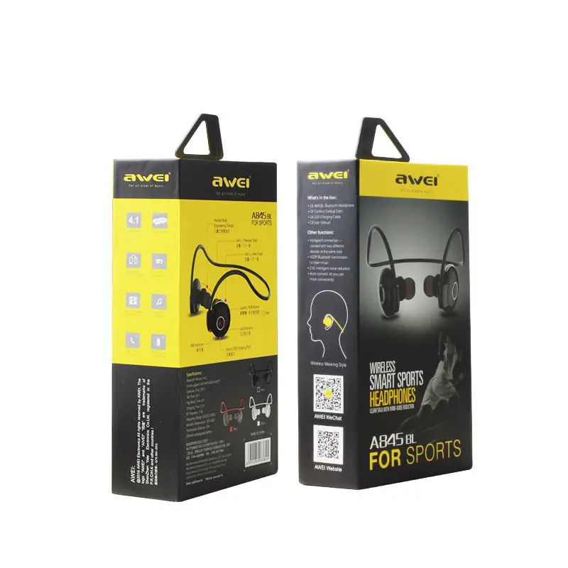 Топ шейные беспроводные Bluetooth наушники стерео спортивные микро для водителя