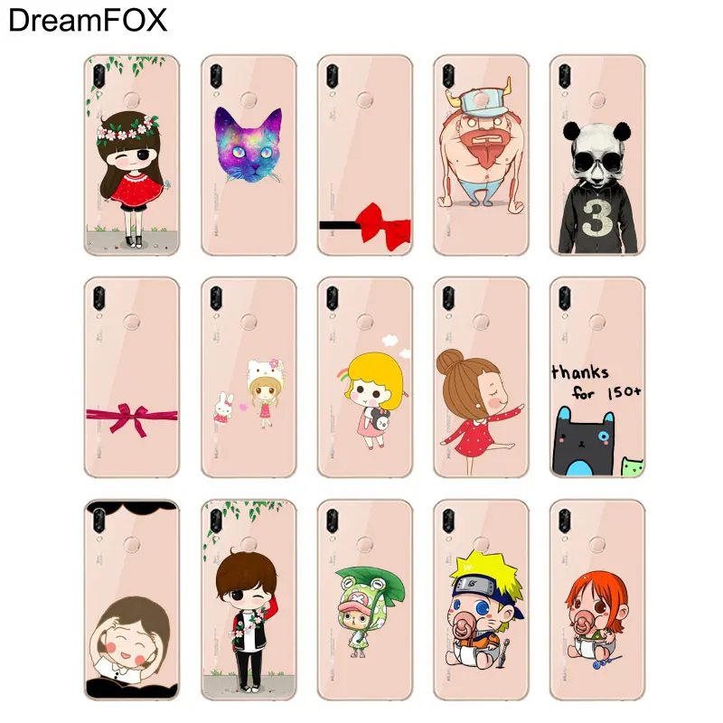 DREAMFOX L005 астронавт животное собака кошка Мягкий ТПУ силиконовый чехол для huawei Honor