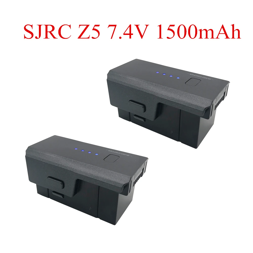 2 шт., 7,4 В, 1500 мА/ч, lipo батарея для SJRC Z5 X103W KF608, складной четырехосевой воздушный летательный аппарат, черная батарея