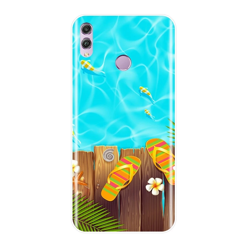 Чехол накладка для Huawei Honor 7 7S 7X 7A 7C Pro 10 9 8 8X MAX мягкий силиконовый Дорожный телефона