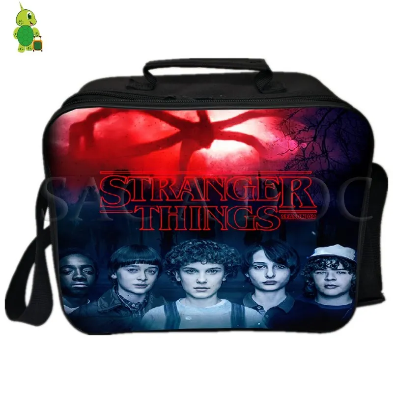 12 Сумка-холодильник для обеда «Stranger Things Eleven», сохраняющая свежесть льда, теплоизоляционная сумка для женщин и мужчин, сумка на плечо для пикника и кемпинга - Цвет: 12
