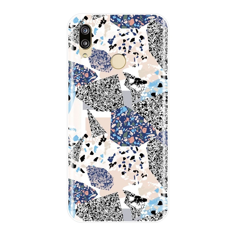 For Huawei P20 Pro P10 P Smart Plus P9 Lite Mini Case Silicone Art Soft Back Cover P8 2017 Phone | Мобильные телефоны и