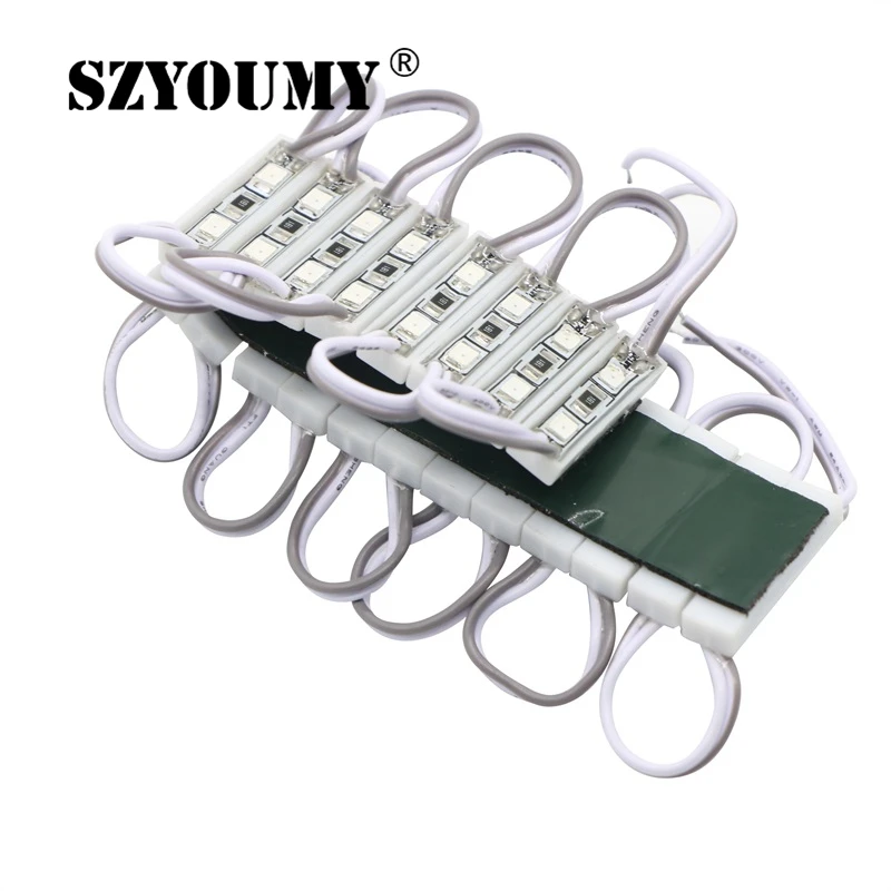 SZYOUMY SMD 2835 2 светодиодный модуль DC12V водонепроницаемый дисплей модули для рекламы