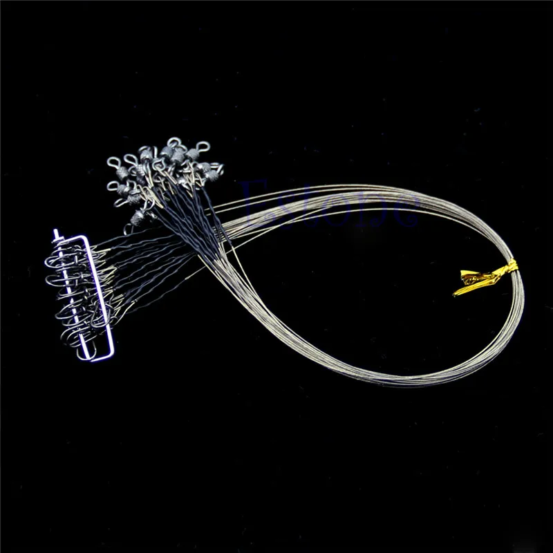 20 шт./комплект рыболовные приманки 15 см|steel wire spinner|wire spinnerlure leader |