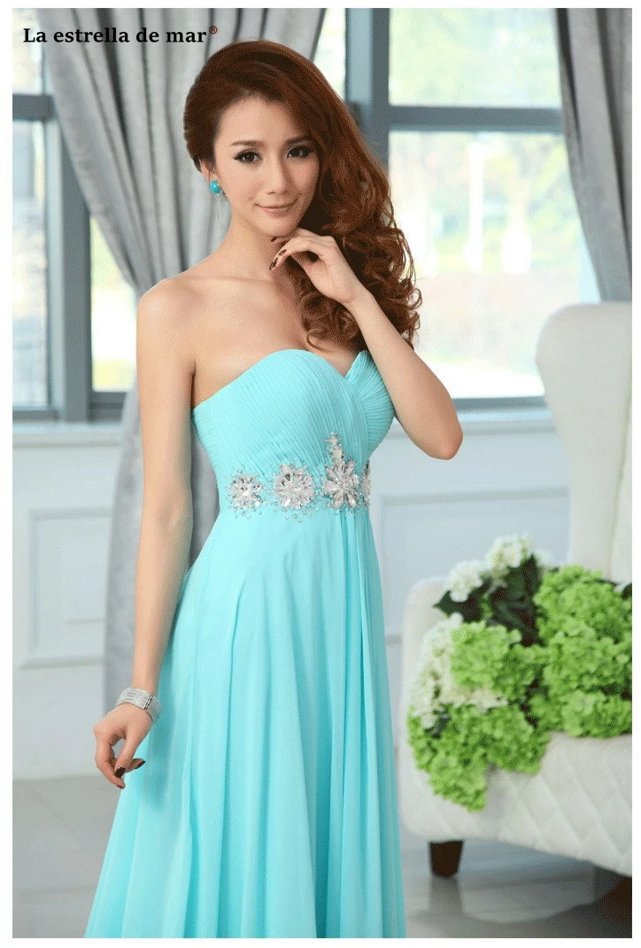 Robe demoiseur d'honneur pour femme популярное шифоновое платье подружки невесты трапециевидной формы с открытыми плечами и кристаллами