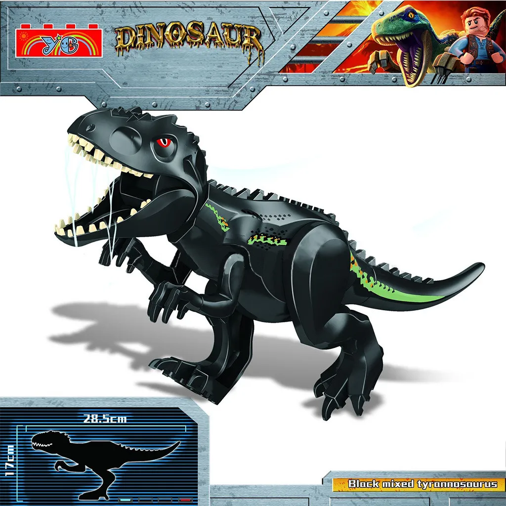 Большие размеры Legoings Динозавры юрского периода новейший набор строительных