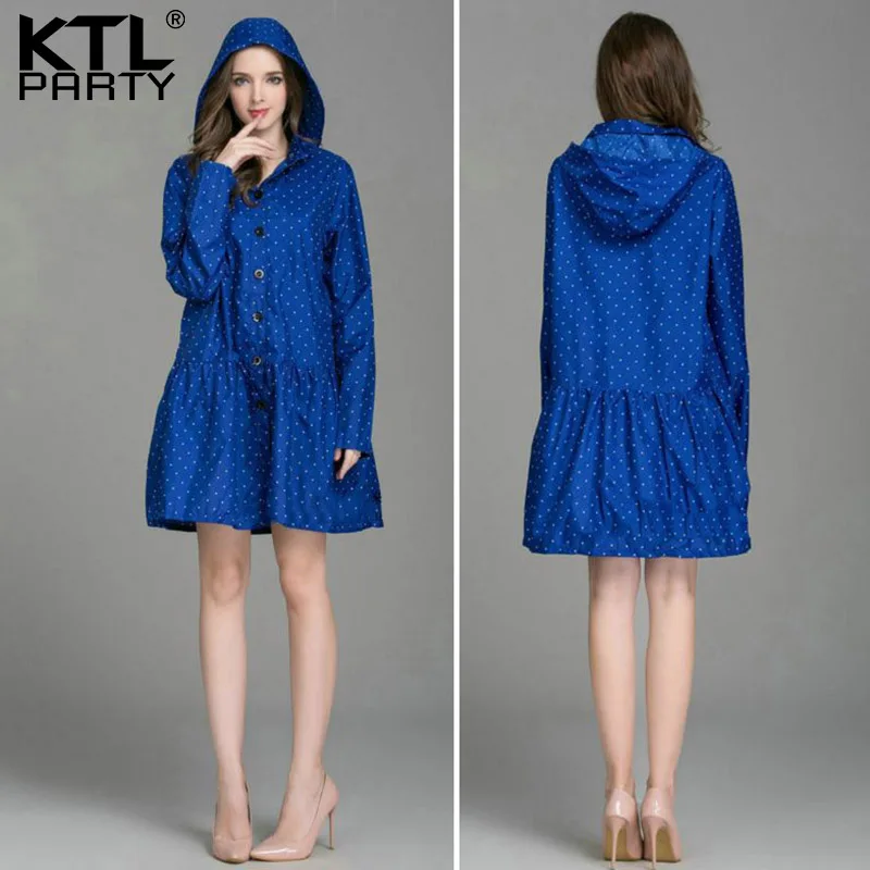 KTLPARTY женские модные дождевики уличные для путешествий непромокаемое