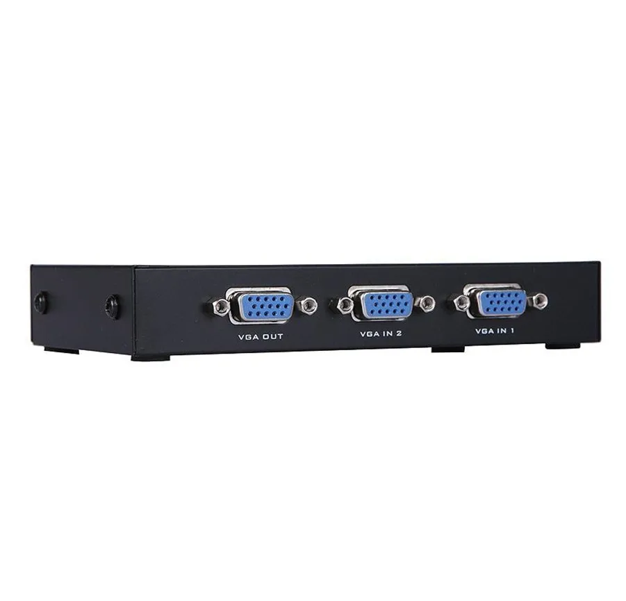Высокое качество MT-VIKI MT-15-2CH 1080p разрешение 2 порта VGA коммутатор Box Hub для хоста