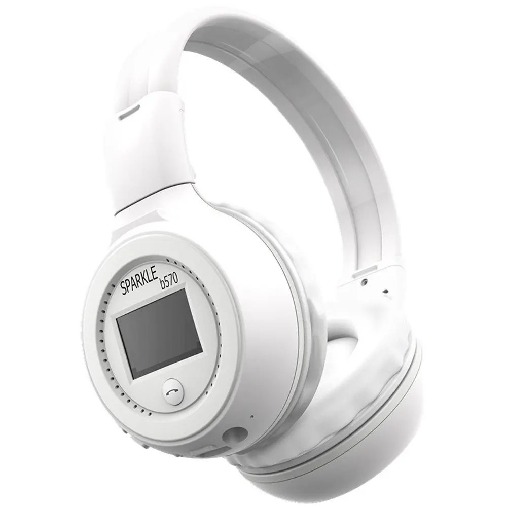 Фанатик B570 Bluetooth наушники Складная Беспроводной Hi Fi стерео гарнитуры с ЖК дисплей
