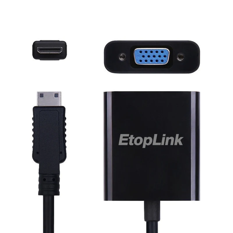 EtopLink Mini HDMI к VGA конвертер адаптер Высокое качество мини кабель передачи для XBOX ТВ