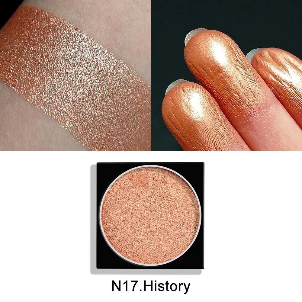 N17 NAQIER макияж для глаз DIY комбинированные тени для век ню палитра матовые тени для век Блеск пудра комплект теней купить 4 цвета получить 1 коробку - Цвет: N17